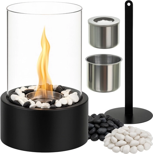 Bioethanol tabletop bio-fireplace KAMINER 28 × 16 cm
