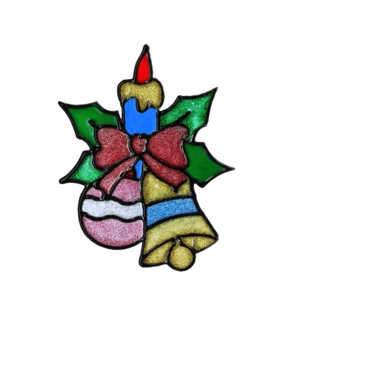 Sijoč vitražni učinek na steklu