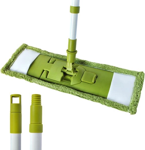 Tlačni mop TORO s teleskopsko držalo, zelen
