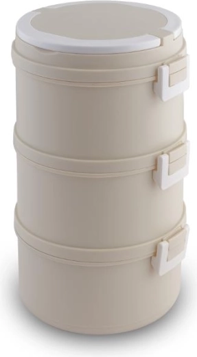 Lamart Care tristopenjski posodnik za hrano 3 × 700 ml