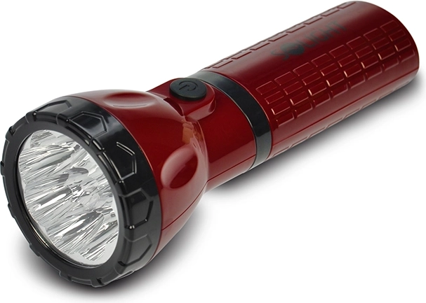 Solight LED polnilna svetilka 9× LED rdeče-črna z vtičnim polnjenjem - 1 kos