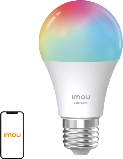 IMOU pametna LED žarnica E27 (Matter), 9 W, 806 lm, RGB + CCT