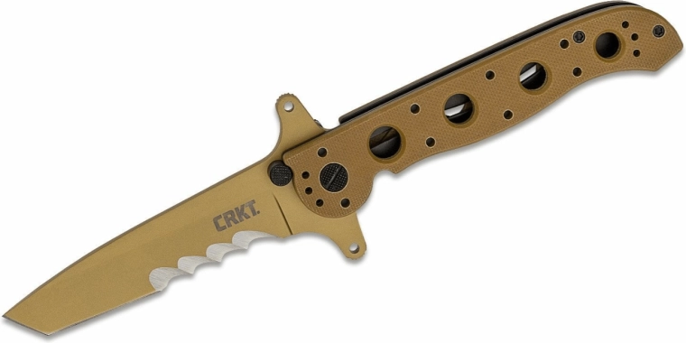 Taktični žepni nož CRKT M16-13DSFG Special Forces Desert Tanto, 9 cm, rjav G10