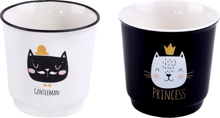 Set keramičnih skodelic s čačko 100 ml, 6 kosov