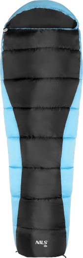 Mumijska spalna vreča NILS Camp NC2012 črna/modra
