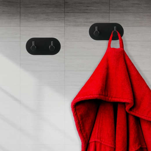 Sodoben kovinski dizajn v mat črni