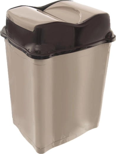 Koš za odpadke WHIRLPOOL 28 l s preklopnim pokrovom, plastičen, pravokoten