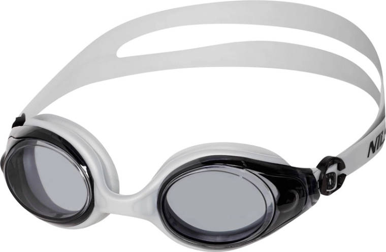 NILS Aqua Swimming Goggles with Anti-Fog Coating, Gray
