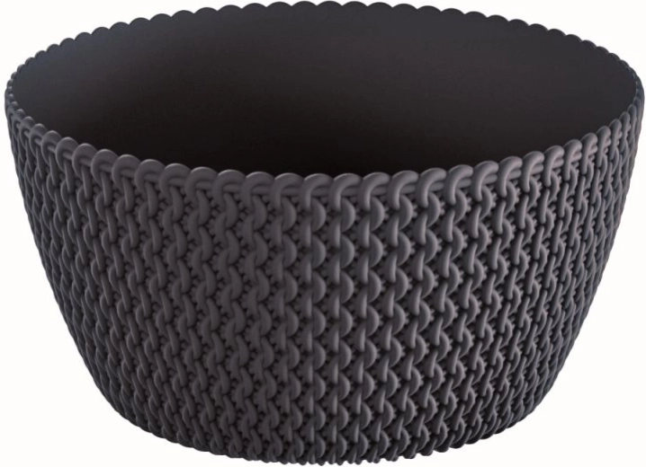 Skleda za rastline Splofy 23,6 cm antracit