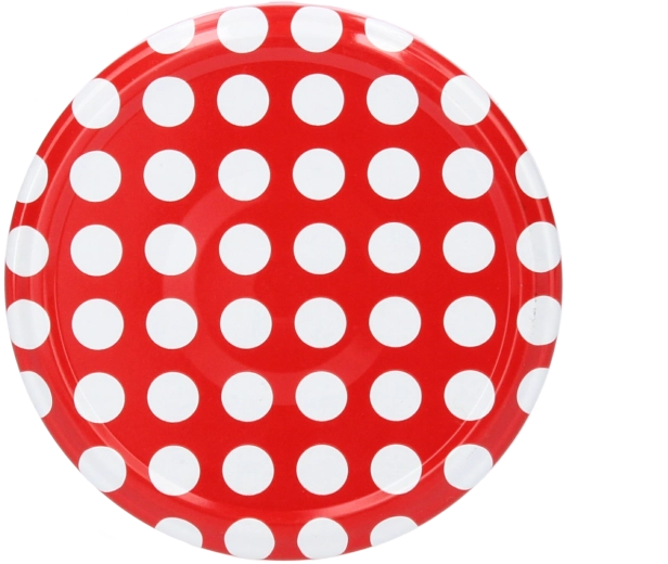 Pokrovi za kozarce za vlaganje Twist 82 mm Groszek, 6 kosov