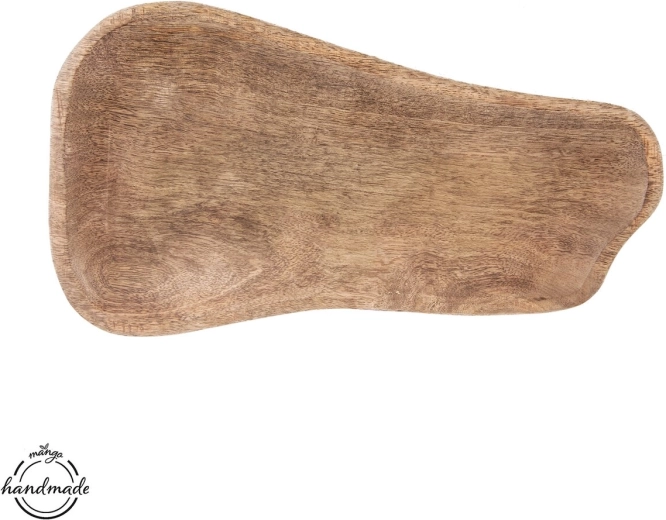 Ovalni servirni pladenj iz mangovega lesa 41 × 23 cm