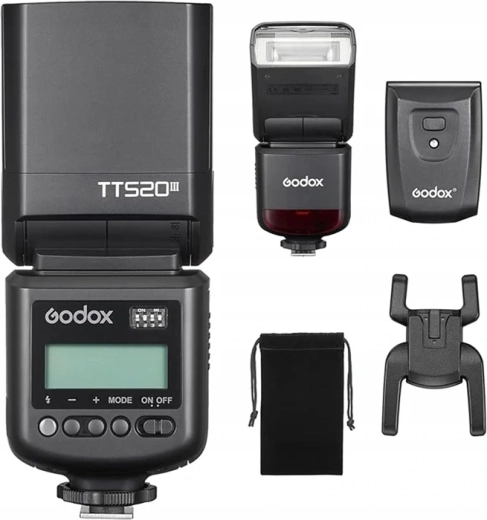 Godox TT520III Flash with radio trigger