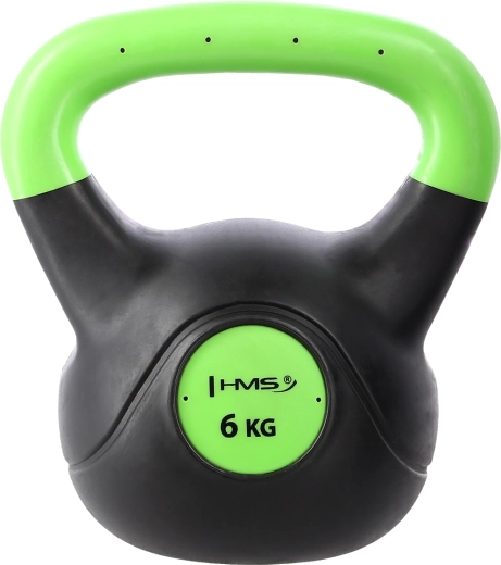 Kompozitni kettlebell HMS Vin-Bell 6 kg zelen