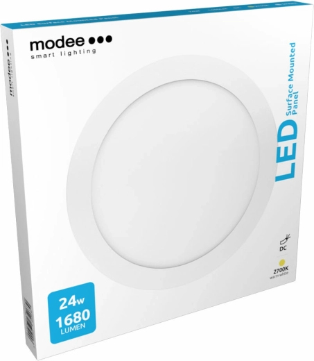 Modee LED stropni panel 24 W, 1650 lm, 300 mm, toplo bela