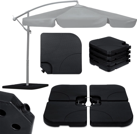 Obtežilne plošče za vrtno senčnico Plonos – polnljive z vodo ali peskom