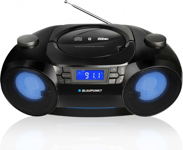 Boombox z LED osvetlitvijo in Bluetooth tehnologijo