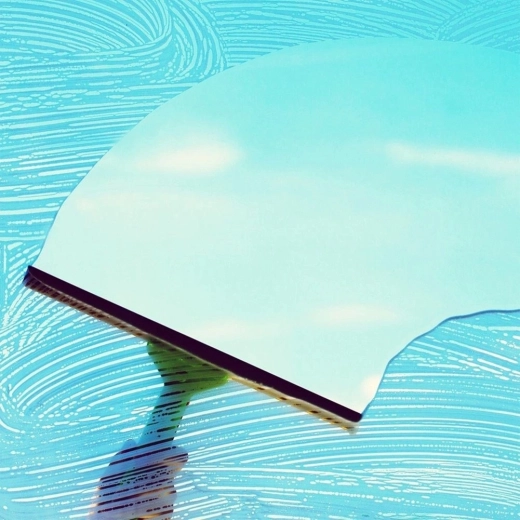 Dvojno EVA peresce za brezlisno brisanje