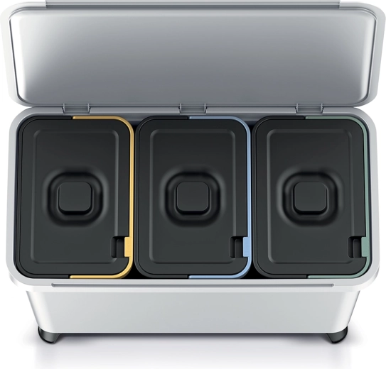 Pregledno razvrščanje s tremi samostojnimi posodami