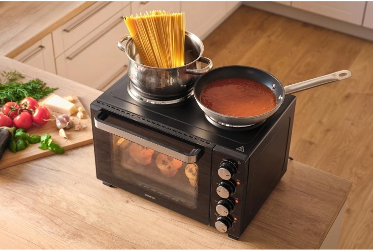 Oven and hot plates in one