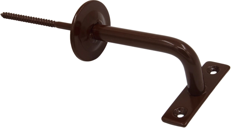 Nosilec ograje za stopniščno ograjo Klasik, rjav