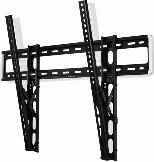 Črn stenski nosilec za TV Hama LCD/LED Motion XL