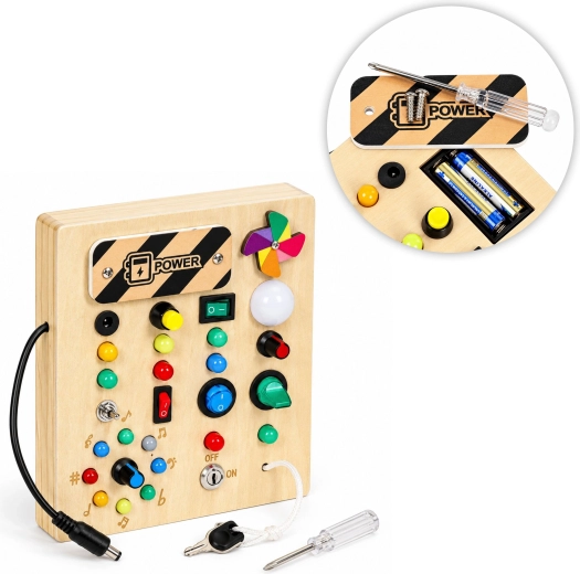 LED lights operated with a key