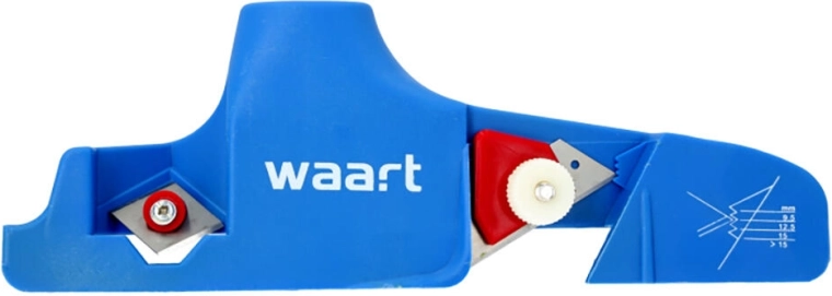 Plastično strgalo za suhomontažo z jeklenimi rezili