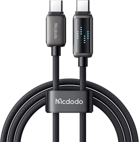 USB-C kabel Mcdodo z LED zaslonom, 100 W, 1,2 m