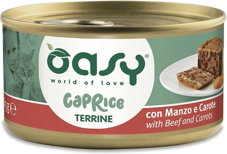 Oasy Caprice terina z govedine in korenja 85 g