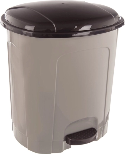 Pedalni koš za smeti 5,5 l, kavno rjav