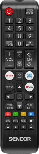 Original Basic IR Remote Control Sencor SLE Tizen Basic Remote V1
