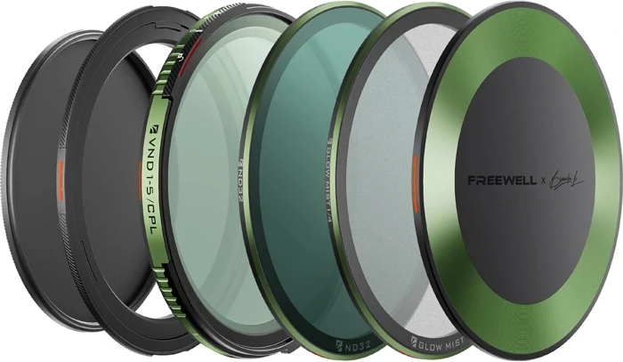 Komplet filtrov Freewell Brandon Li ND/CPL s spremenljivo gostoto 77 mm