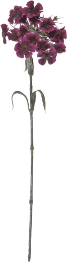 Umetni nagelj temno rožnate barve 55 cm