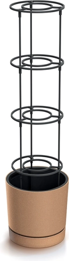 Cvetlični lonec za paradižnik z oporno konstrukcijo 14,5 l HOME GROWER ECO WOOD