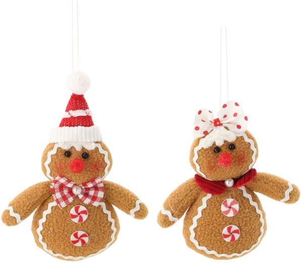 Božična medenjakova figurica dečka ali deklice 12 × 4 × 17 cm