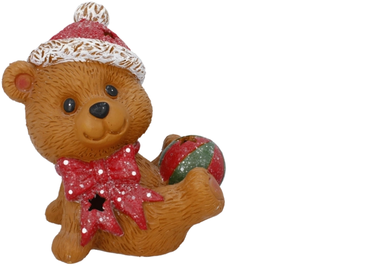 Charming festive bear