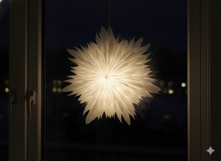 Nežno razprševanje svetlobe in prijetna atmosfera