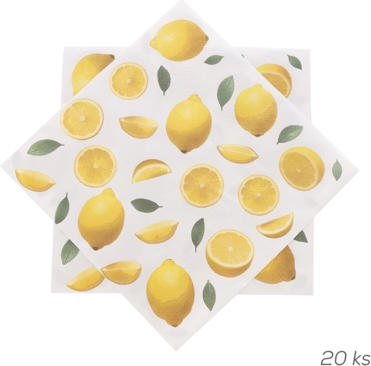 Papirnati prtički Limepop 33 × 33 cm (20 kos)
