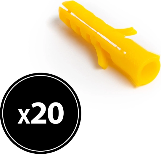 M8 wall plug 8 × 40 mm, 20 pcs