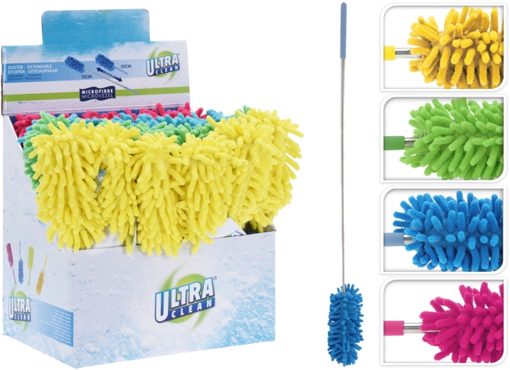 Teleskopska mikrovlakenska metlica za prah 25–75 cm
