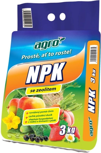 Univerzalno granulirano gnojilo NPK 3 kg AGRO