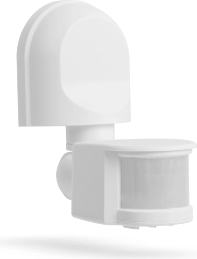 180° motion sensor with a range of up to 12 m, IP44