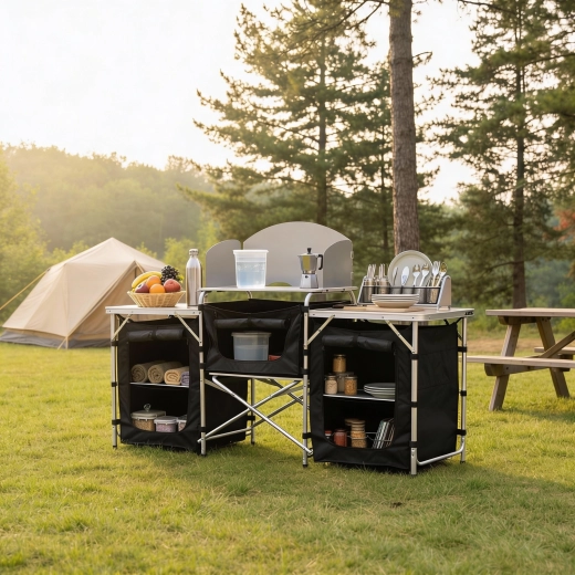 Organiziran prostor za kuhanje in shranjevanje