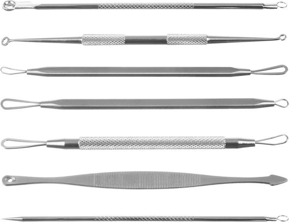 7 double-ended tools for precise skin cleansing