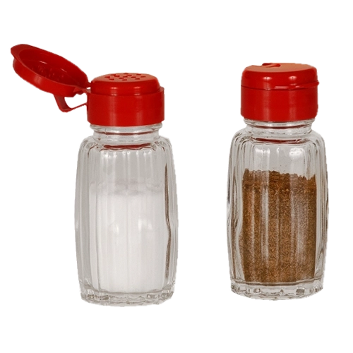 Steklen kozarec za začimbe 50 ml s pokrovčkom Practic