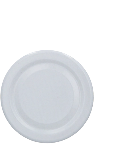 Beli pokrovčki za kozarce in steklenice fi58 RTS