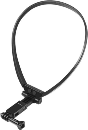 Puluz neck mount holder for action camera and smartphone, black - 1 piece