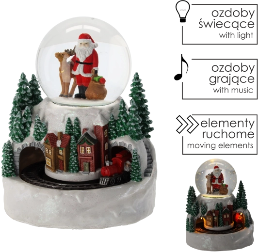 Vrteči se vlakec in topla LED osvetlitev