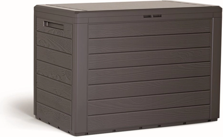 Vrtna shranjevalna skrinja WOODEBOX 190 l umbra