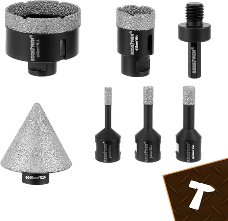 Hiter in čist rez zahvaljujoč dvojni plasti diamantov